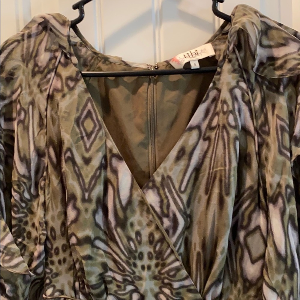 Tibi Dress Size 4 Ruffle Dress - Picture 3 of 6